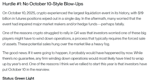 The market will need to achieve stability aft