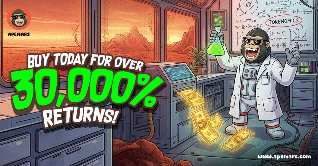 10 Next Cryptos to Explode in 2026: APEMARS Stage 2 Presale Live With 26,500% ROI