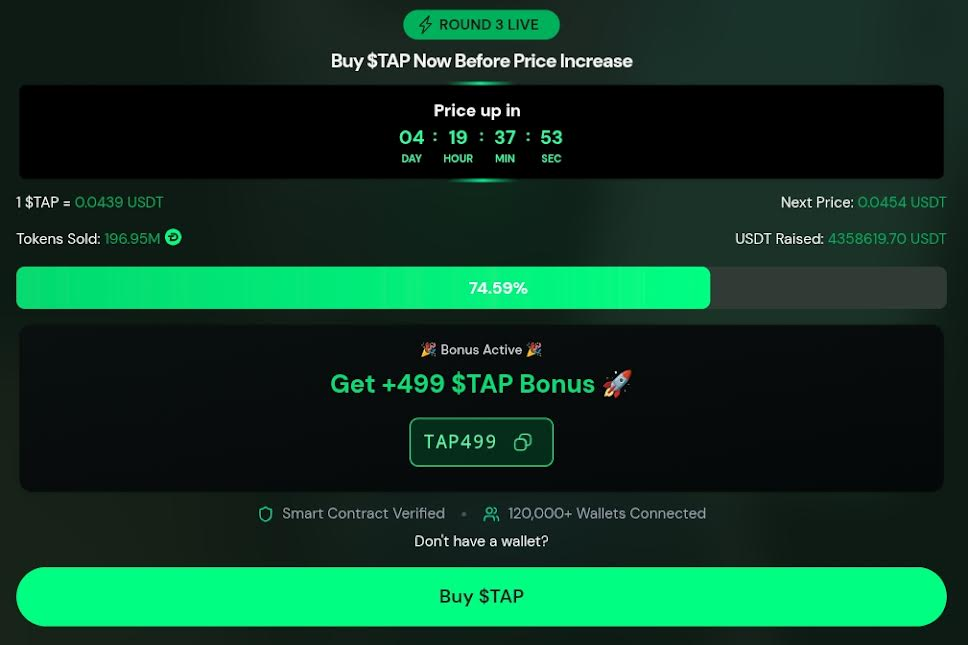 Saylor Eyes Bigger Orange as Digitap ($TAP) Integrates Solana Network: Best Crypto to Buy in 2026