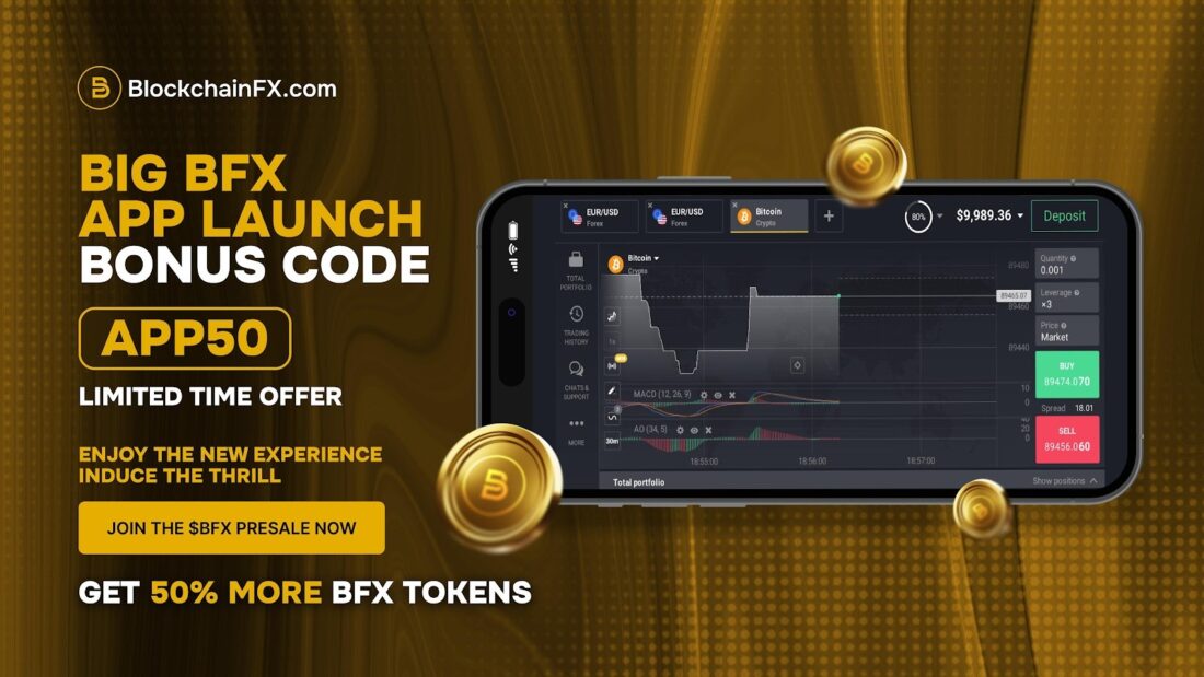 Millionaire-Making Crypto? BlockchainFX Offers 50% Bonus Code To Celebrate Trading App Launch
