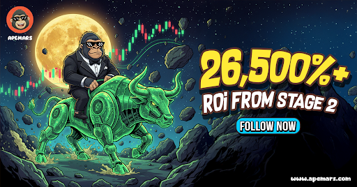 APEMARS’s Best Crypto Presale is on Fire! Next 100x Crypto Stage 2 Is Live, Secure 3000X Gains Before Solana & Avalanche Catch Up