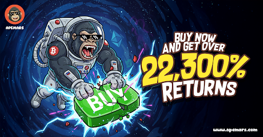 3 Days Left to Get 22,000% ROI? APEMARS’ Top Crypto Presale Gains Heat as ETH and TON Move
