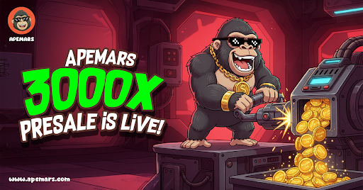 Next 100x Crypto: APEMARS ($APRZ) Crosses 3.47B Tokens Sold vs Solana and Chainlink News
