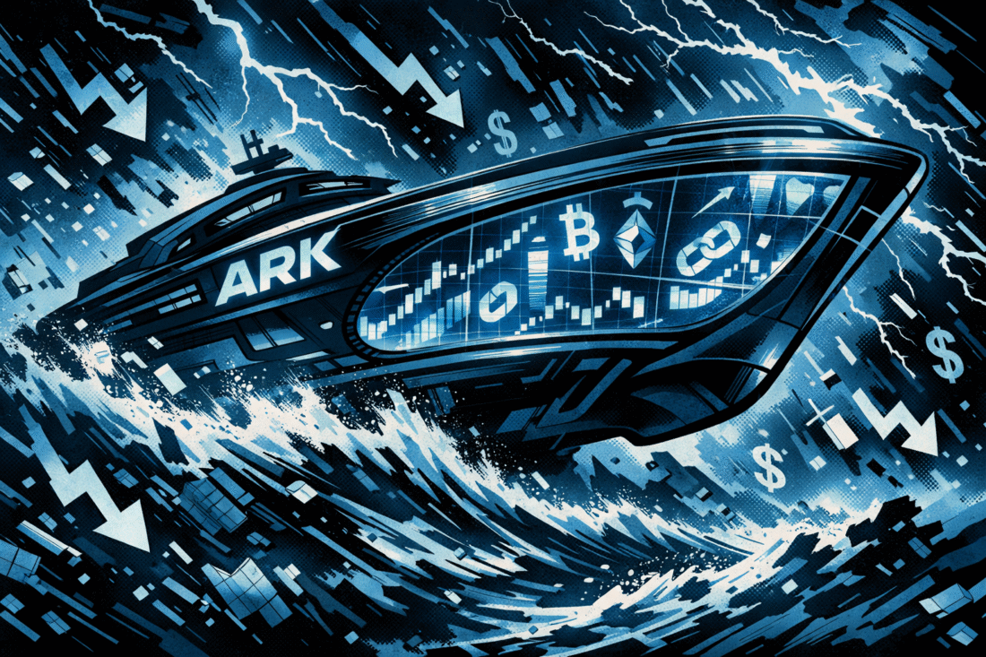 ARK Invest Sells $22M in Coinbase Shares While Increasing Exposure to Bullish