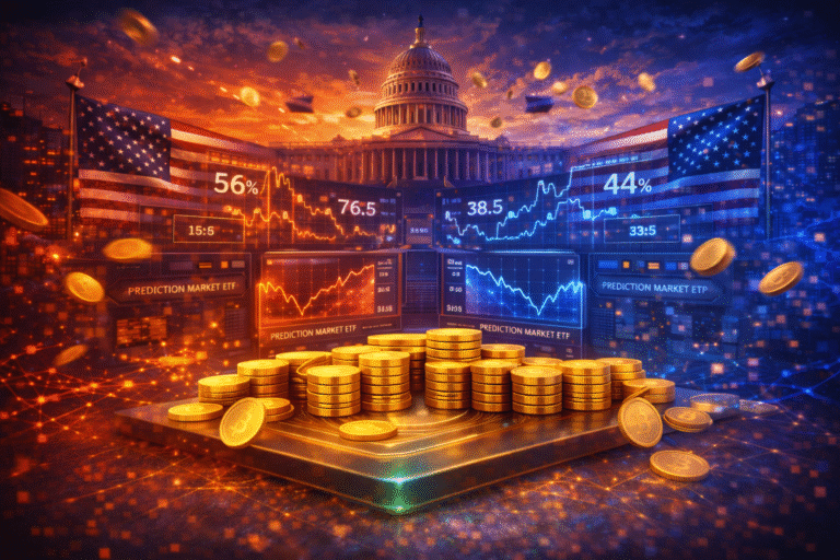 Bitwise files prediction market ETF targeting 2028 U.S. elections, while launching PredictionShares platform.