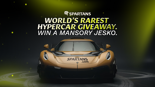 Spartans Explodes in Popularity With a One-of-a-Kind Jesko Giveaway While Fanduel & DraftKings Fall Off the Radar