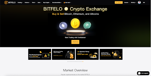 Bitfelo Crypto Exchange: A Fully Secure Exchange for Professional Traders in 2026