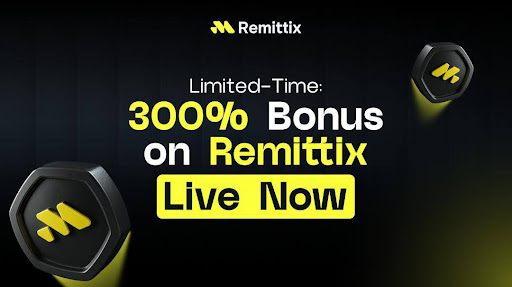 Early Remittix Investors Will See Huge Gains This Month By Grabbing This 300% Bonus