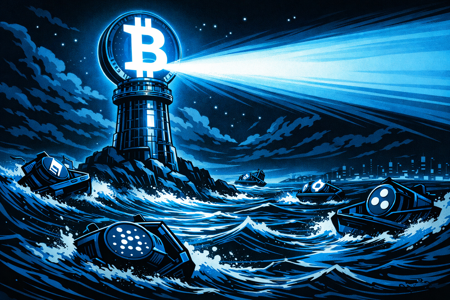 Altcoin Market Cap Falls as Bitcoin Drives Crypto Market Direction