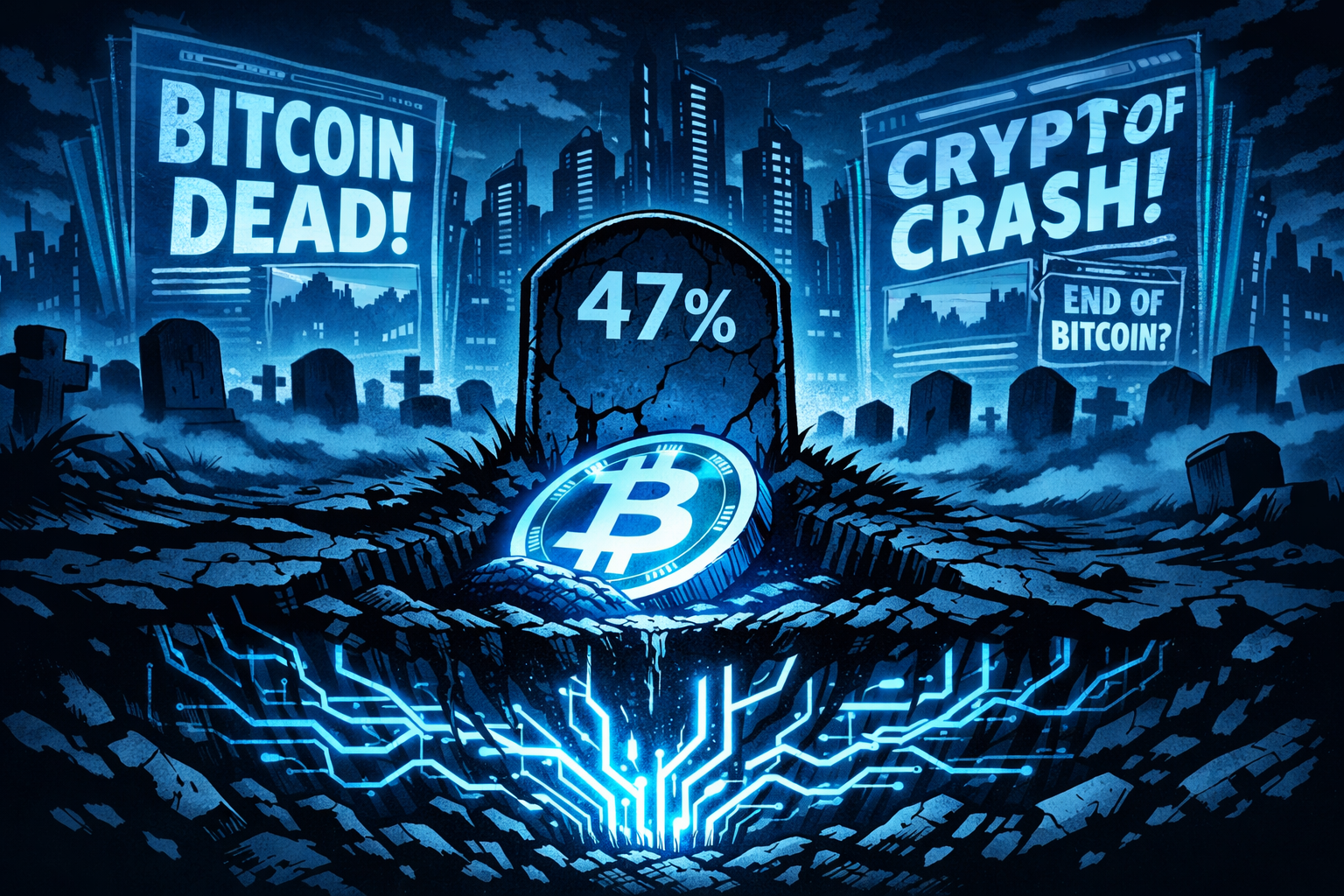 Bitcoin ‘Dead’ at 47% Down? History Suggests Otherwise
