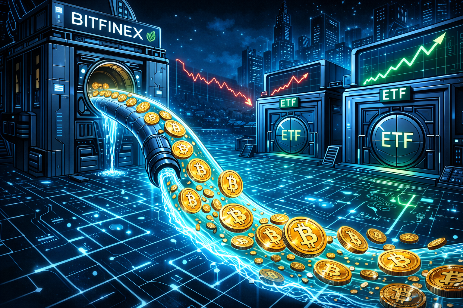 Bitcoin Sees $2.2B Bitfinex Outflow as ETF Inflows and Dip Buying Support Market Recovery