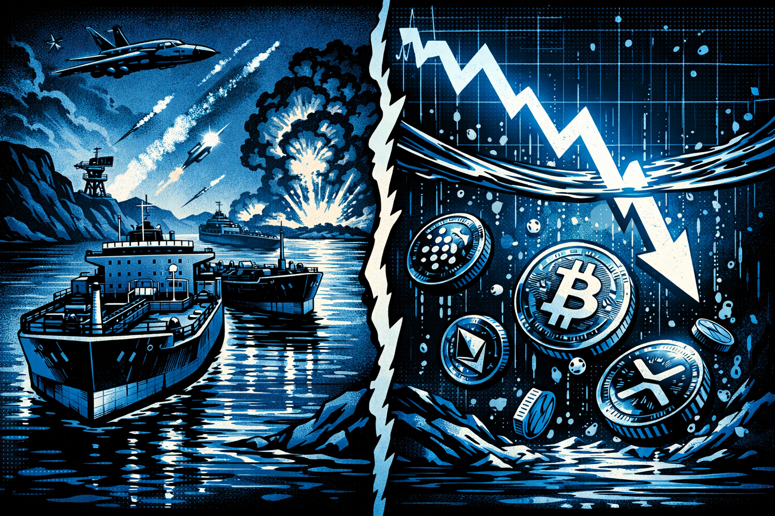 Crypto Selloff Deepens as Global Tensions Trigger Market Risk Aversion