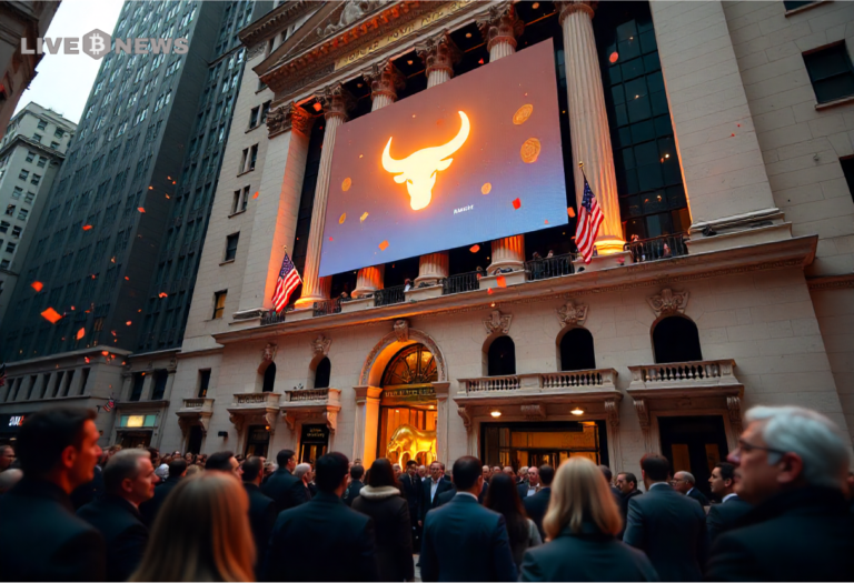 NYSE partners with Securitize to build a blockchain platform for tokenized stocks and ETFs, aiming for faster settlement and possible 24/7 trading.