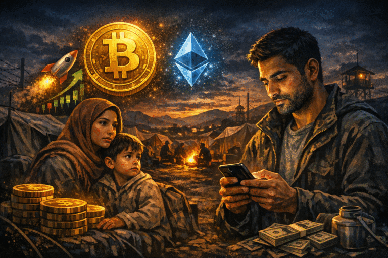 Balaji Srinivasan urges crypto developers to build tools for refugees and stateless people as global conflicts rise and access to banks becomes harder.