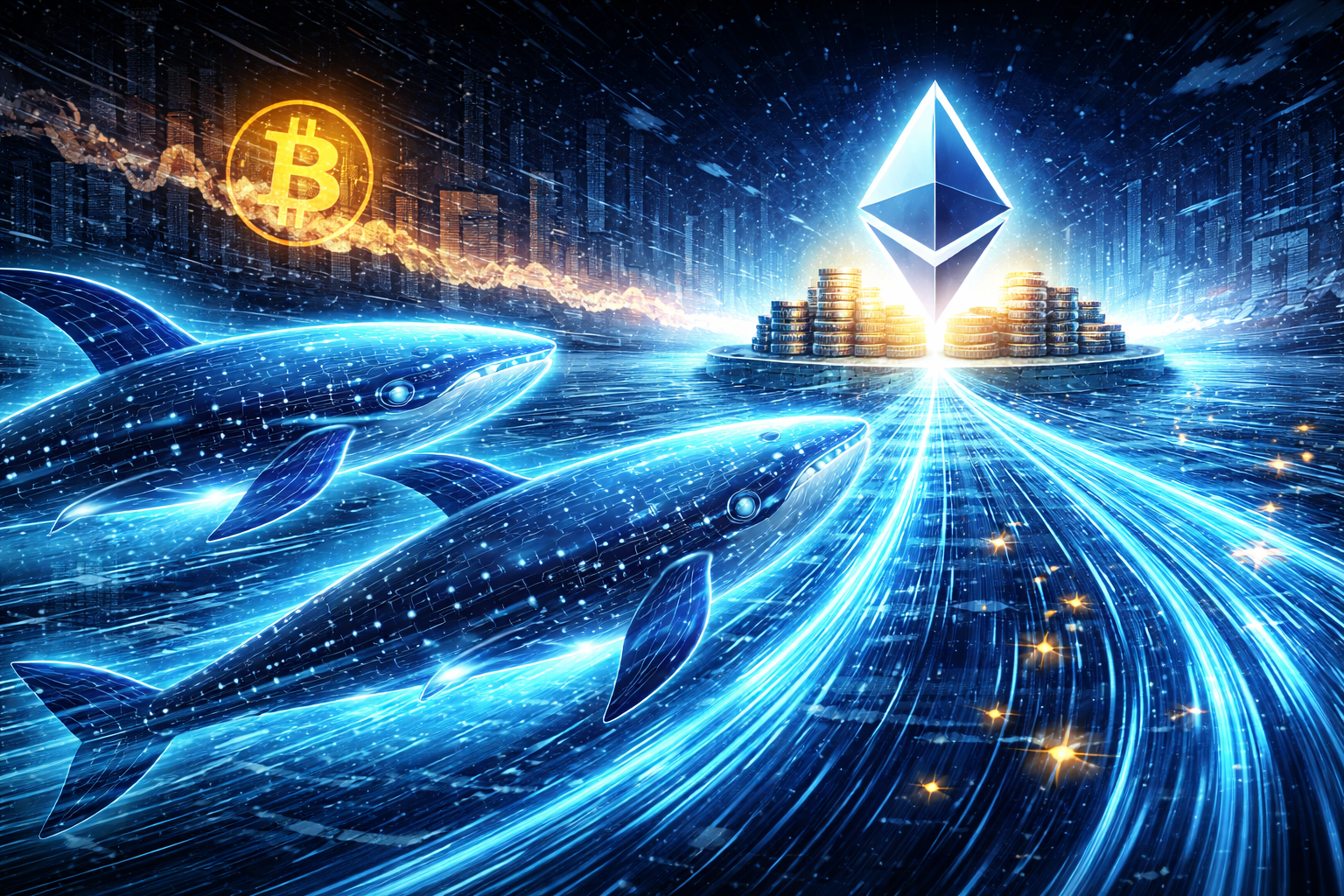 Whale Activity Signals Stronger Demand for Ethereum Over Bitcoin