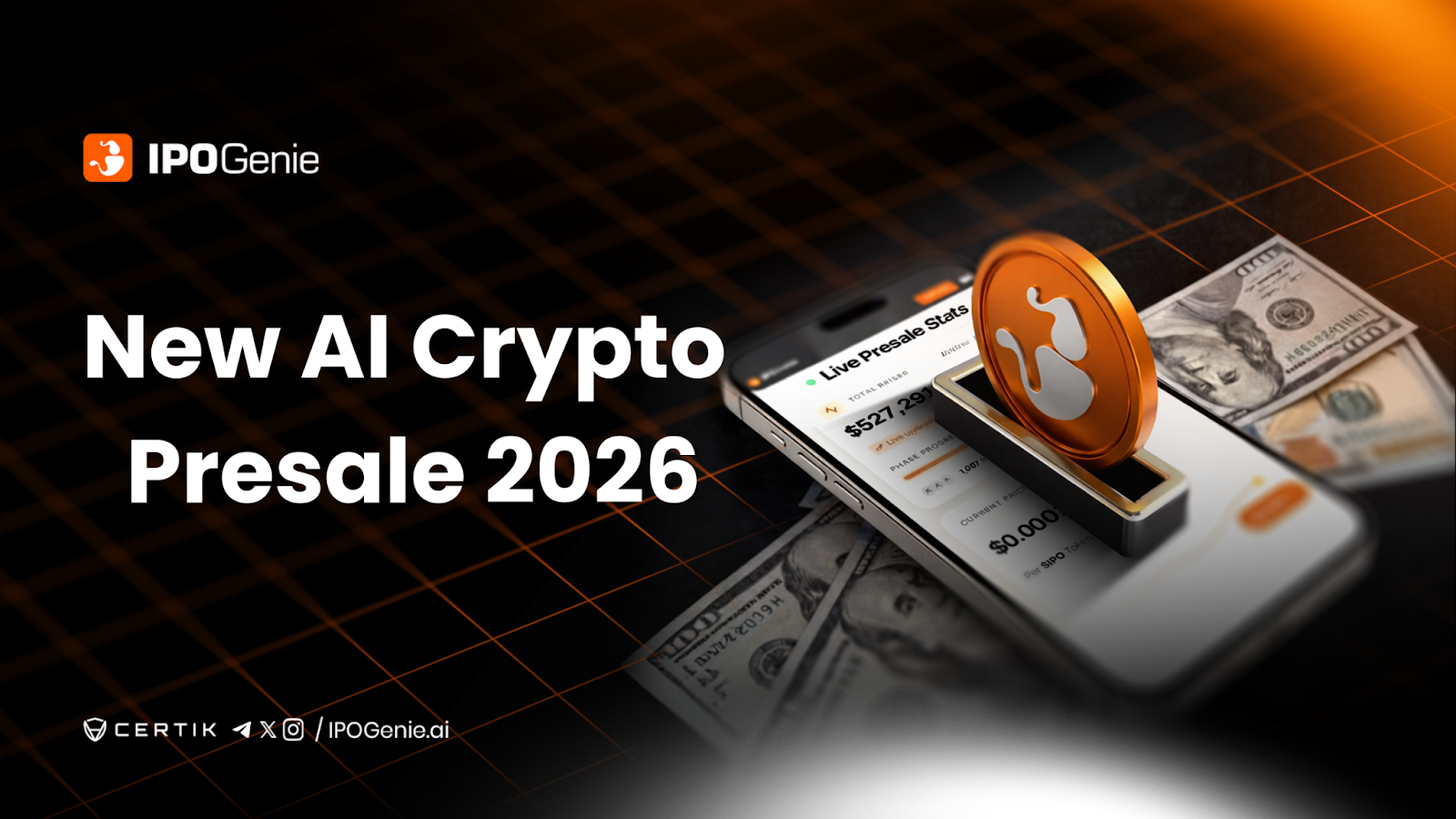 New AI Crypto Presale 2026: Market Shakeout Filters the Weak and IPO Genie ($IPO) Rises Stronger