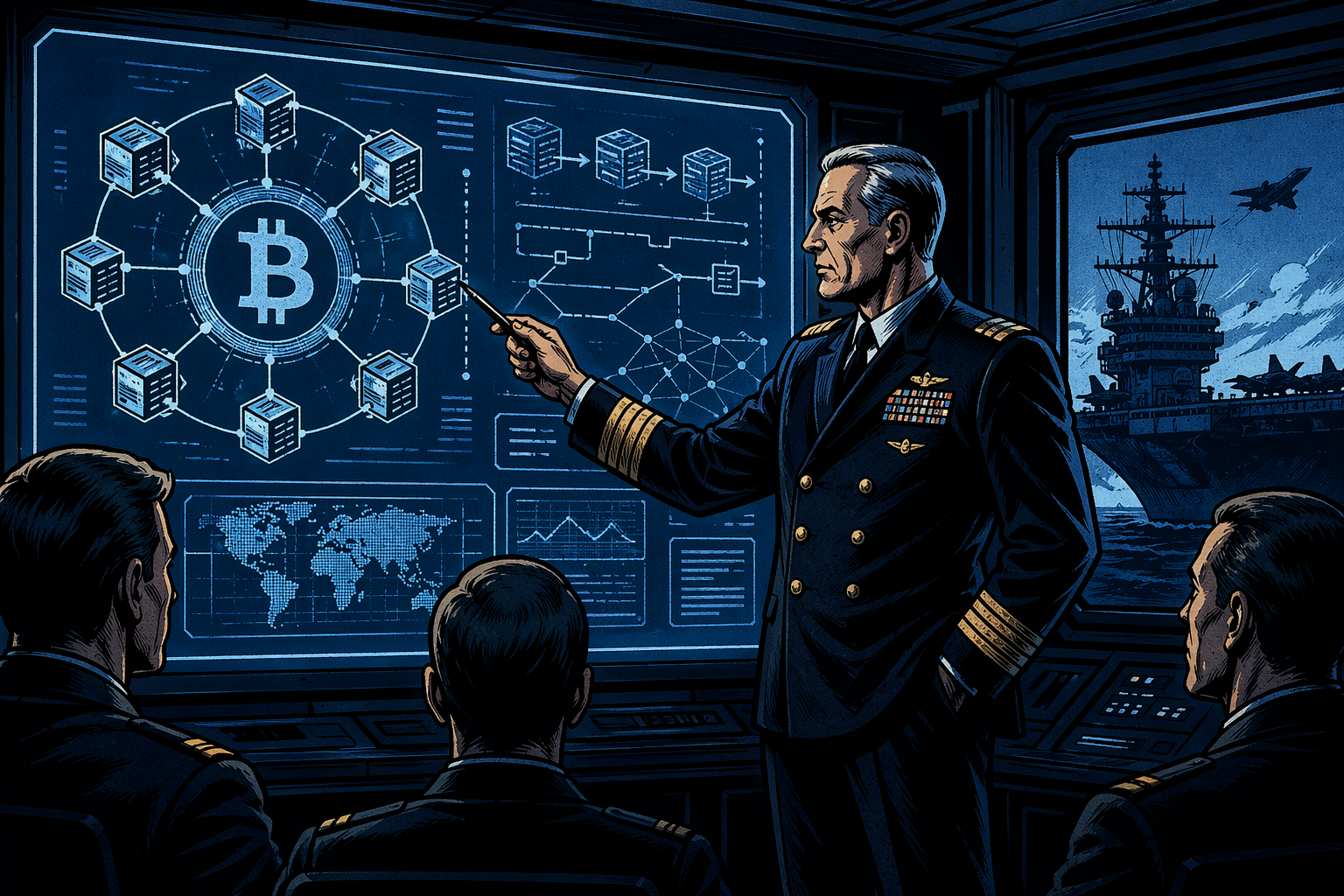 US Military Taps Bitcoin Network for Security Testing, Admiral Confirms