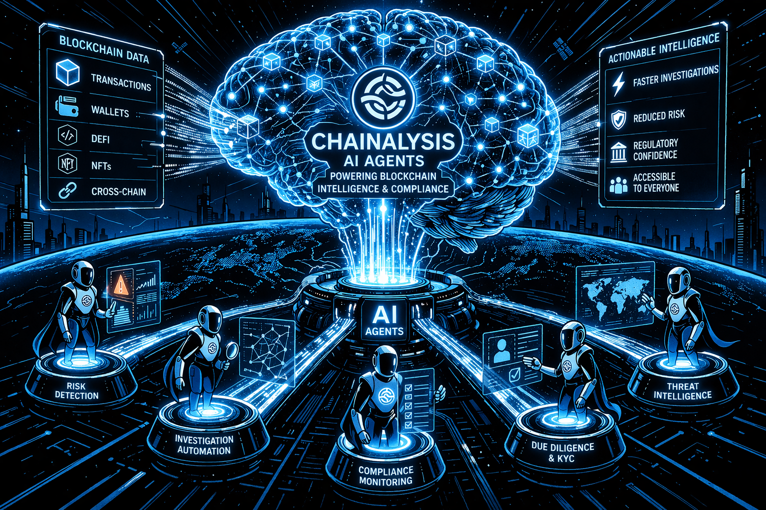 Chainalysis Launches AI Agents to Democratize Blockchain Intelligence and Compliance