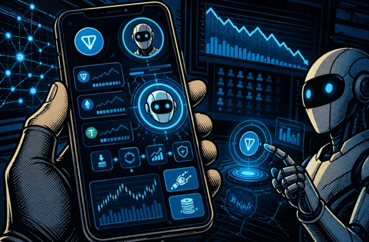 Telegram’s TON Rolls Out AI Trading Agents as Network Activity Drops Below 100K