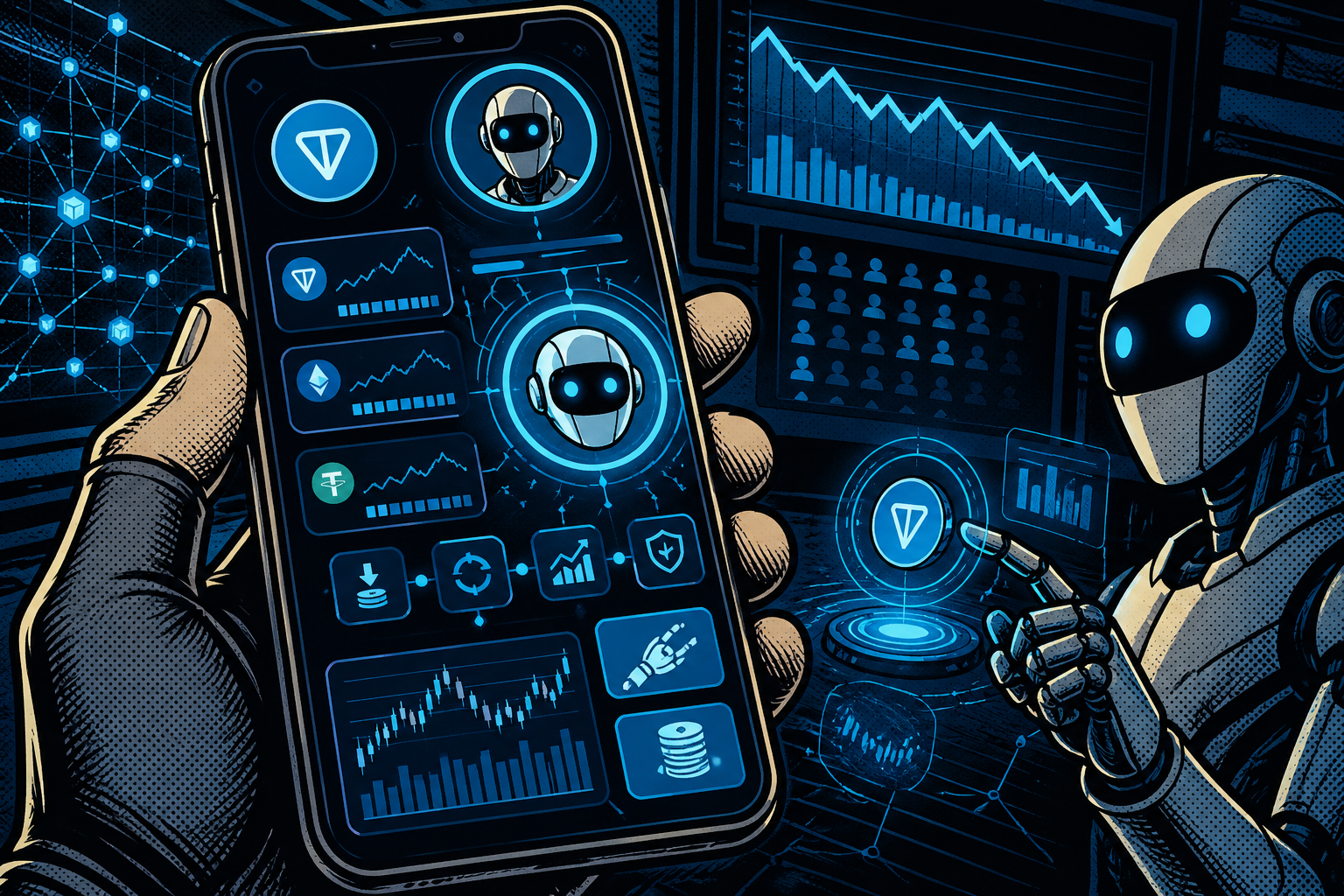 Telegram’s TON Rolls Out AI Trading Agents as Network Activity Drops Below 100K