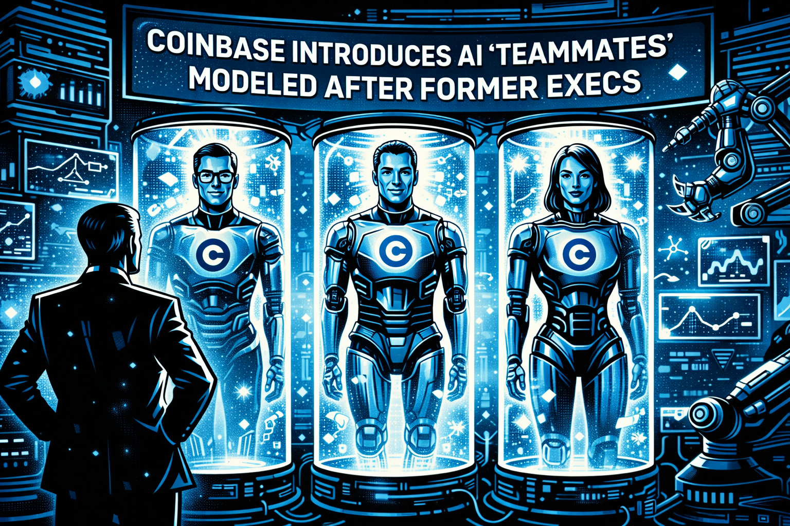 Coinbase Introduces AI “Teammates” Modeled After Former Execs