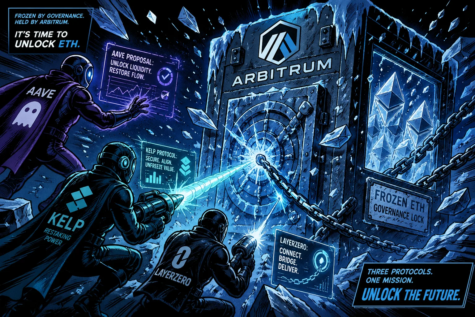 Aave, Kelp, & LayerZero Push Arbitrum to Free Frozen ETH