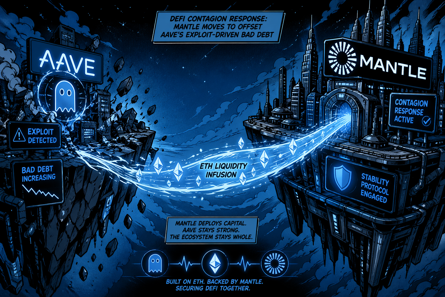 DeFi Contagion Response: Mantle Moves to Offset Aave’s Exploit-Driven Bad Debt