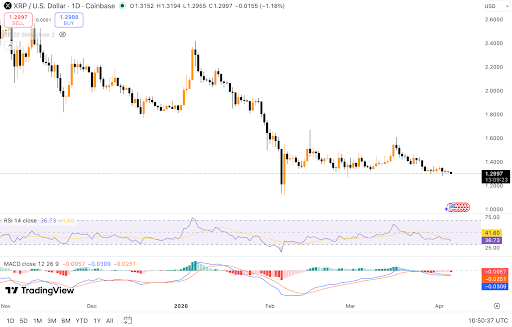 XRP holds near support as bearish momentum persists