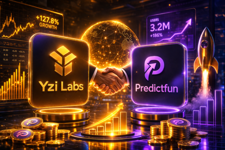 YZi Labs invests again in Predictfun as prediction markets surge, crossing $1.8B volume with strong growth and global expansion plans.