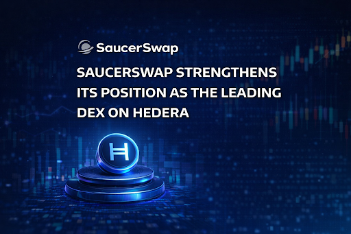 SaucerSwap Strengthens Its Position as the Leading DEX on Hedera