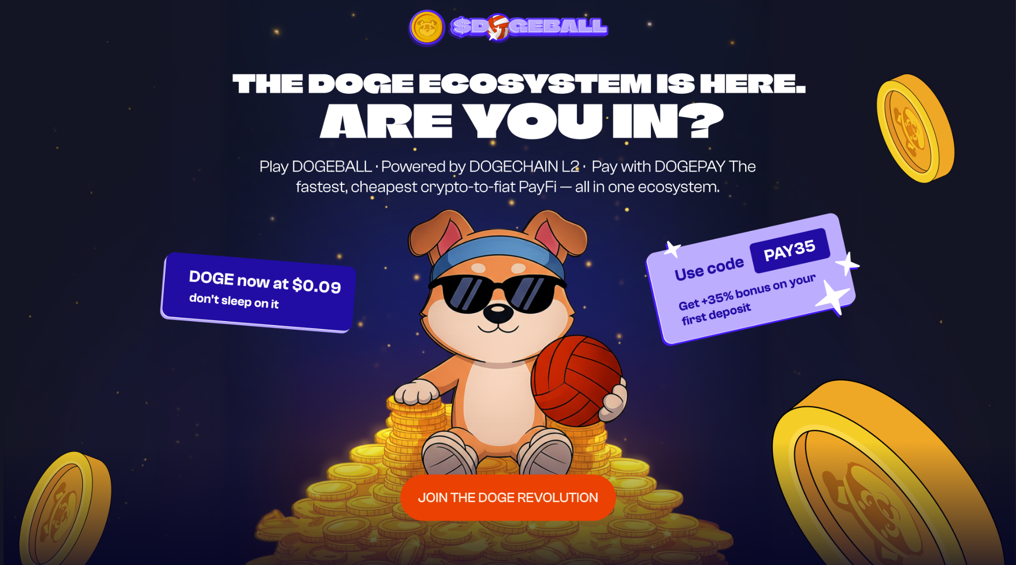 Best Crypto To Buy Now Might Already Be Here With DOGEBALL Pricing Still at $0.0004