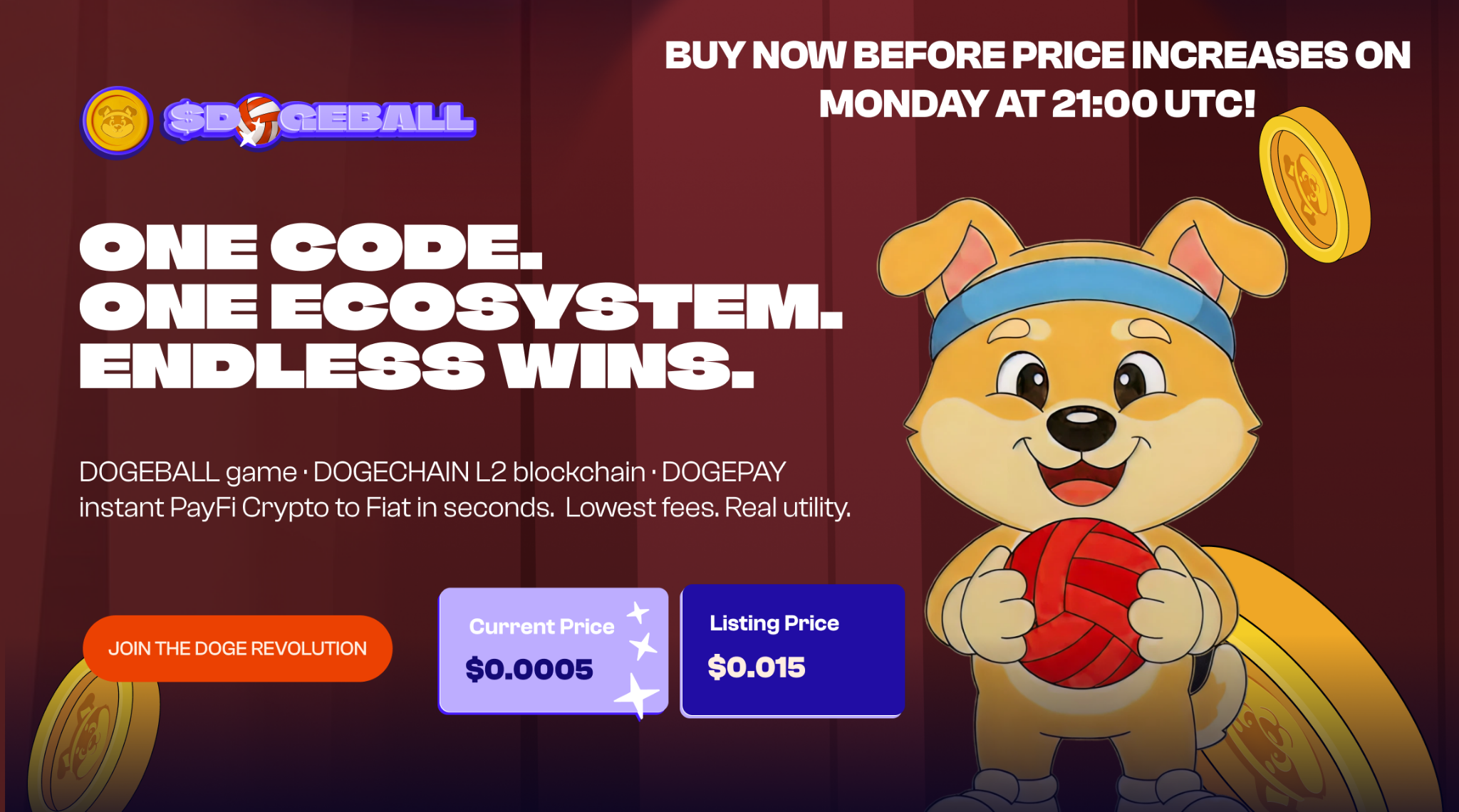 Chainlink Has The Legacy But DOGEBALL Could Join The Top Crypto Coins In 2026 If Buyers Keep Moving In Before The Next Stage Changes At 21:00 UTC Today