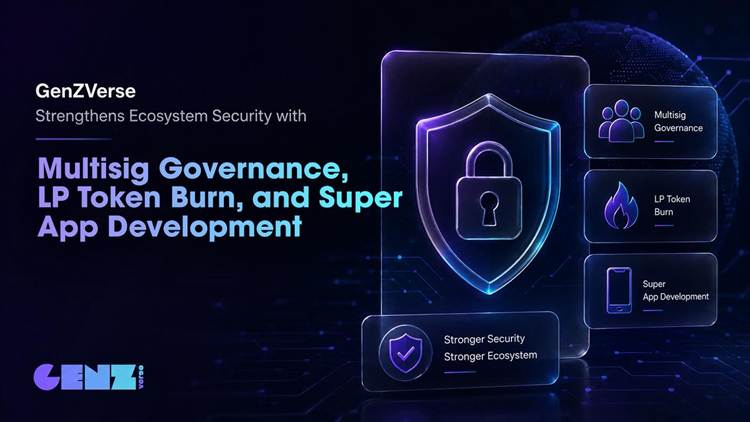 GenZVerse Strengthens Ecosystem Security with 100% LP Burn, Multisig Governance and Super App Development