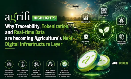 Agrifi Highlights Why Traceability, Tokenization, and Real-time Data are becoming