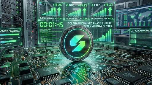 SOL Climbs Back as Crypto Markets Recover. Solana Unchained Phase 3 Closes Today With One Final Entry Window
