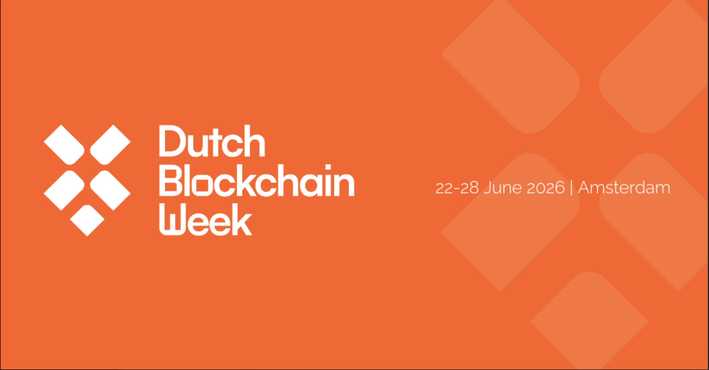 Amsterdam set to welcome thousands of Digital Assetprofessionals as Dutch Blockchain Week 2026 reveals theprogram