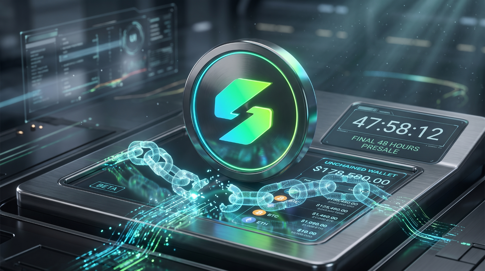 Utility-Driven Crypto Projects Continue to Gain Attention as our coin Releases the Unchained Wallet Beta During the Final 48 hour Presale Countdown