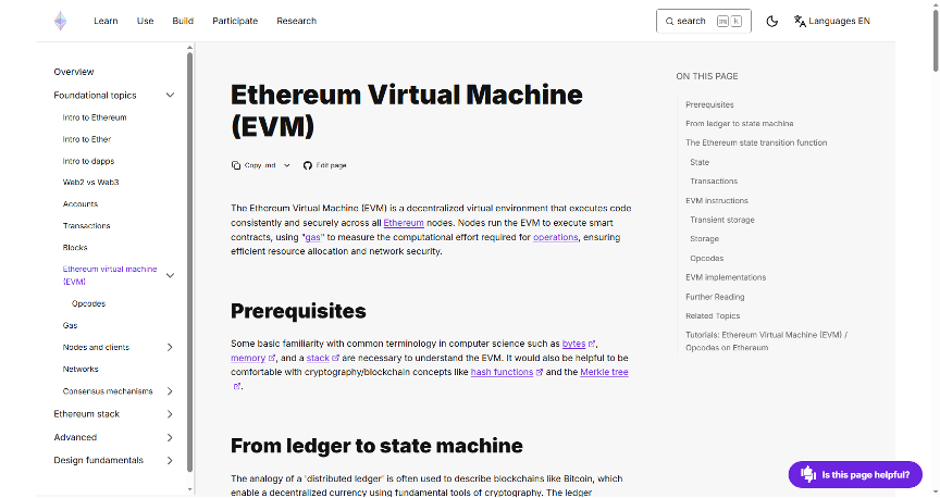EVM- Ethereum Virtual Machine