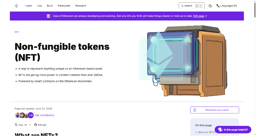 NFTs on Ethereum