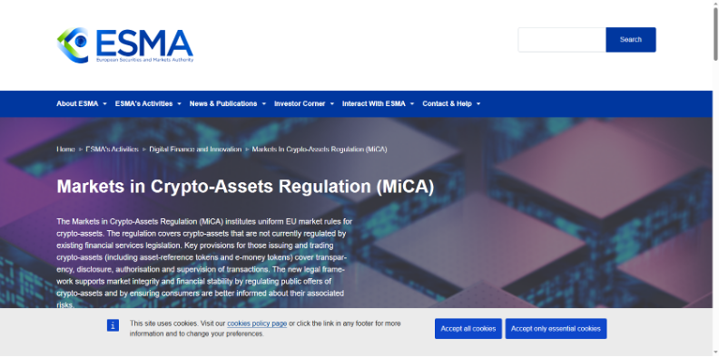 MiCA and Crypto Regulations
