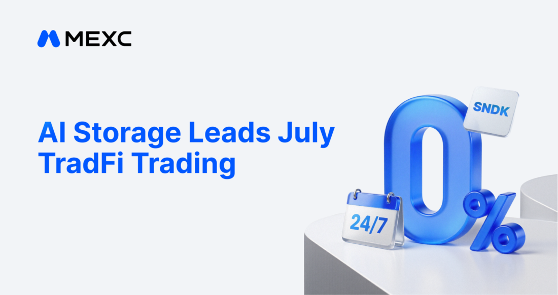 MEXC July TradFi Buying and selling Shifts Towards AI Storage as SNDK Futures Quantity Surges Extra Than 15x Instances MEXC July TradFi Buying and selling Shifts Towards AI Storage as SNDK Futures Quantity Surges Extra Than 15x Instances