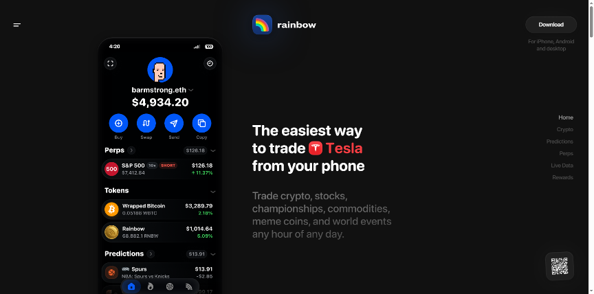 Rainbow Wallet
