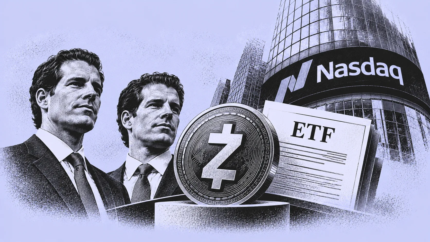 Winklevoss Asset Services Targets Nasdaq Listing With Proposed Zcash ETF