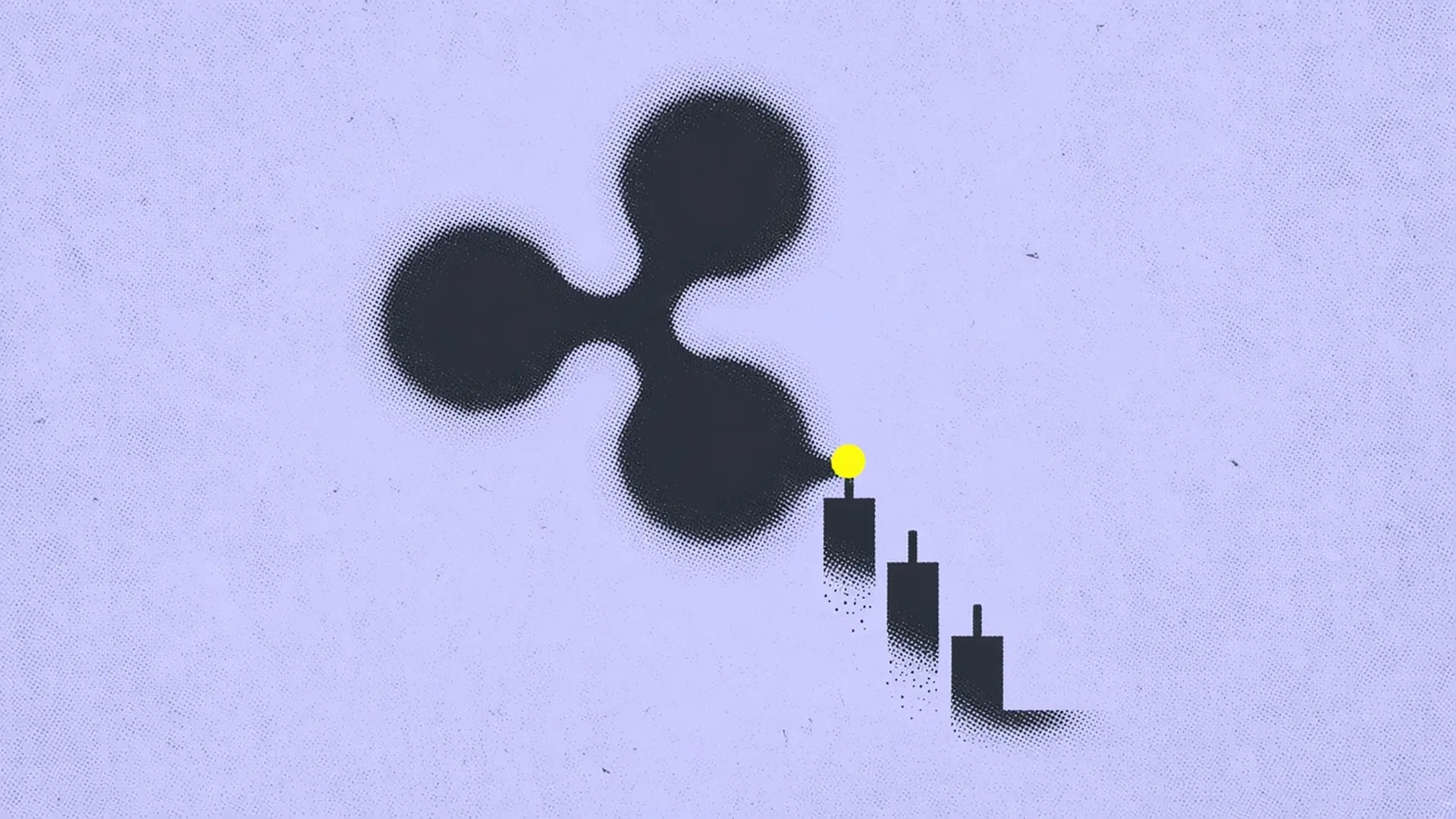 XRP price chart sliding toward one twenty-nine after Fed hold