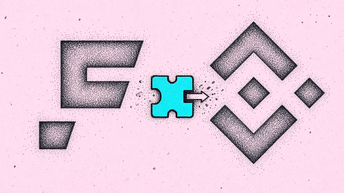 Frozen FDUSD tokens beside a Binance attacker wallet blacklist mark