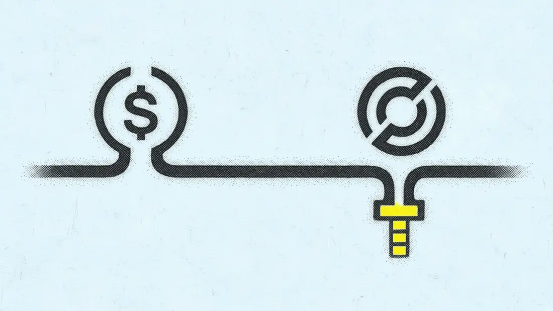 USDC dollar tokens leaving circulation beside Circle redemption ledger marks